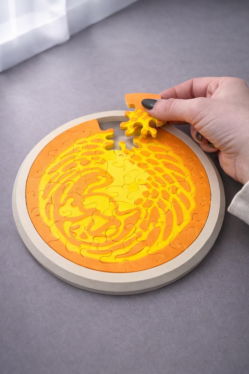 Survivor-Style Challenge Disk Puzzle — 3D Printed Brain Teaser Game