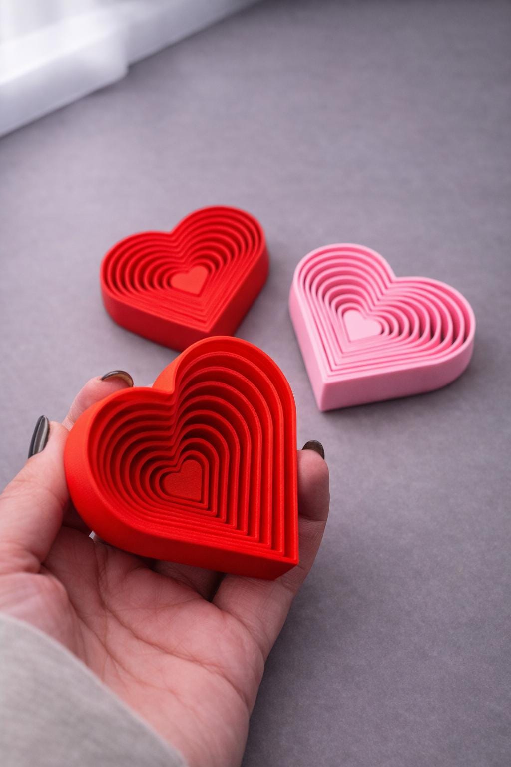 Heart Layered Fidget Toy — Classroom Valentine Gift Favor