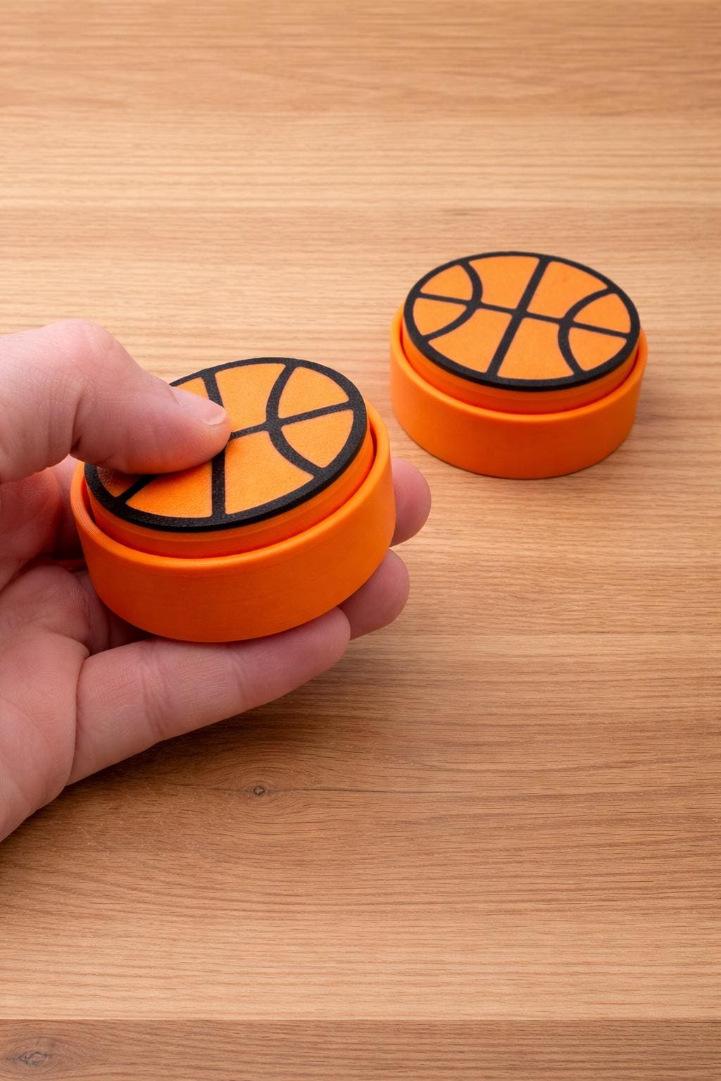 Sport Fidget Clicker Toy, Sensory Desk Toy, Stress Relief Gift | Basketball, Football, Soccer
