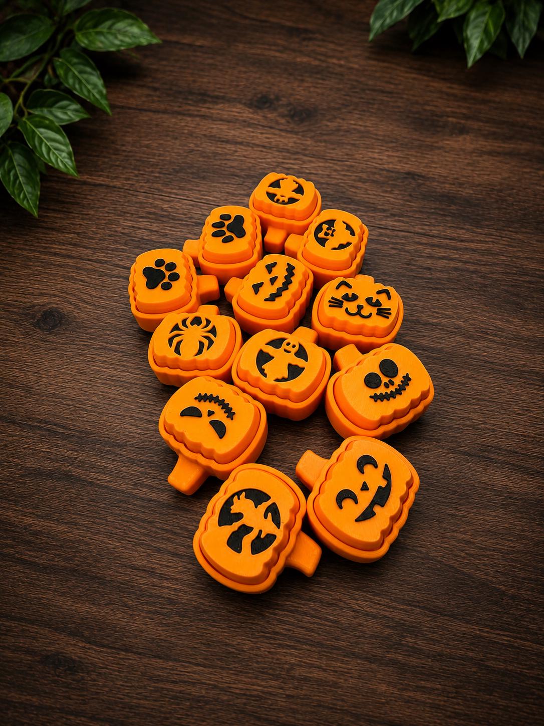 Halloween Pumpkin Clicker Bundle | Pumpkin Fidget Pack | Party Favors | Boo Basket | Classroom Prize