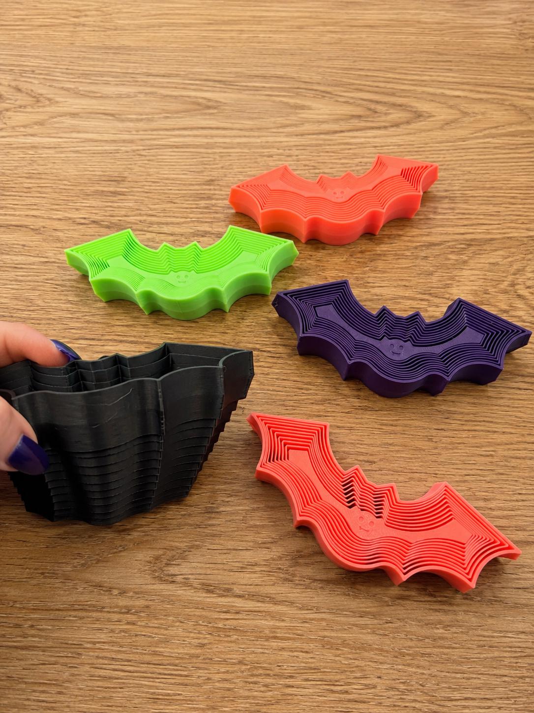 Bat Layered Fidget | Halloween Sensory Toy | Boo Basket Stuffer | Candy Alternative