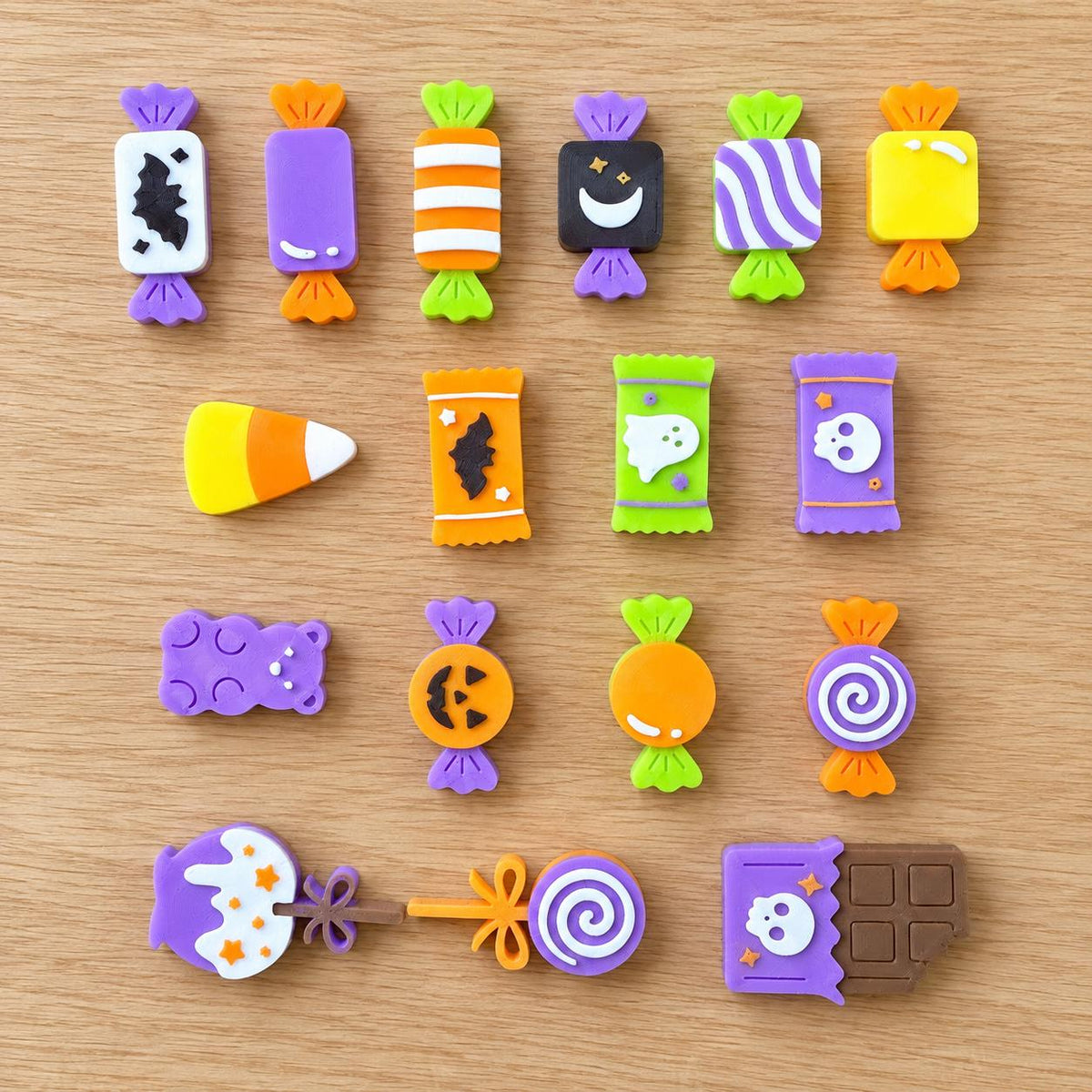 Build Your Own Halloween Candy Play Set, Pumpkin Tray, Sensory Bin Fillers, Preschool Math Game, Trick or Treat Activity