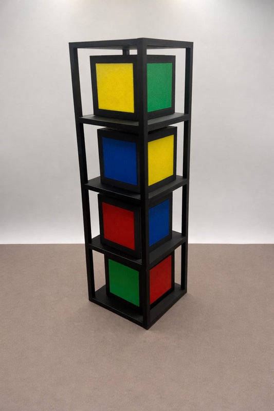 Survivor-Inspired Puzzle Blocks with Display Stand - Insanity Puzzle