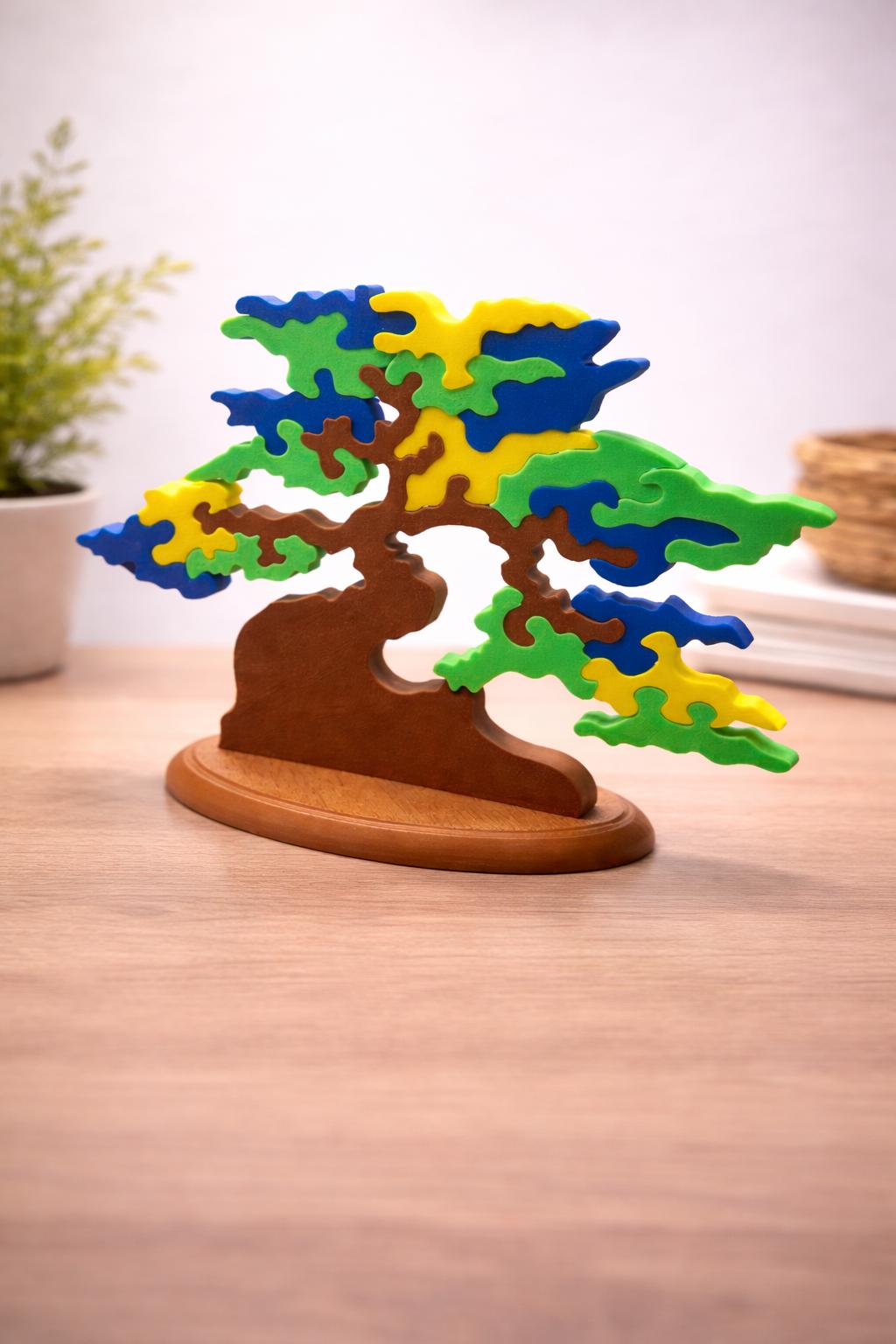 Survivor Inspired Tree Puzzle - Multicolor -Tribal Party Game