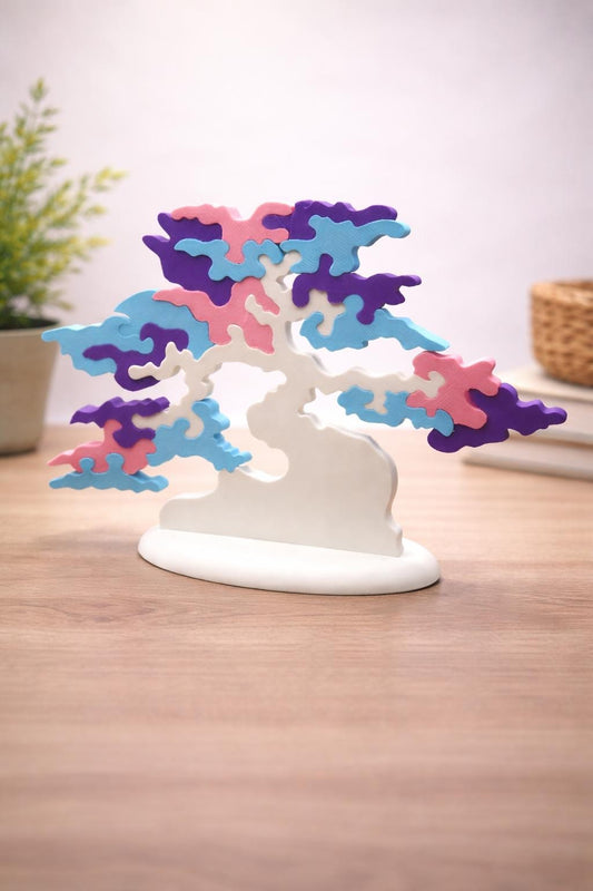 Survivor Inspired Tree Puzzle - Multicolor -Tribal Party Game