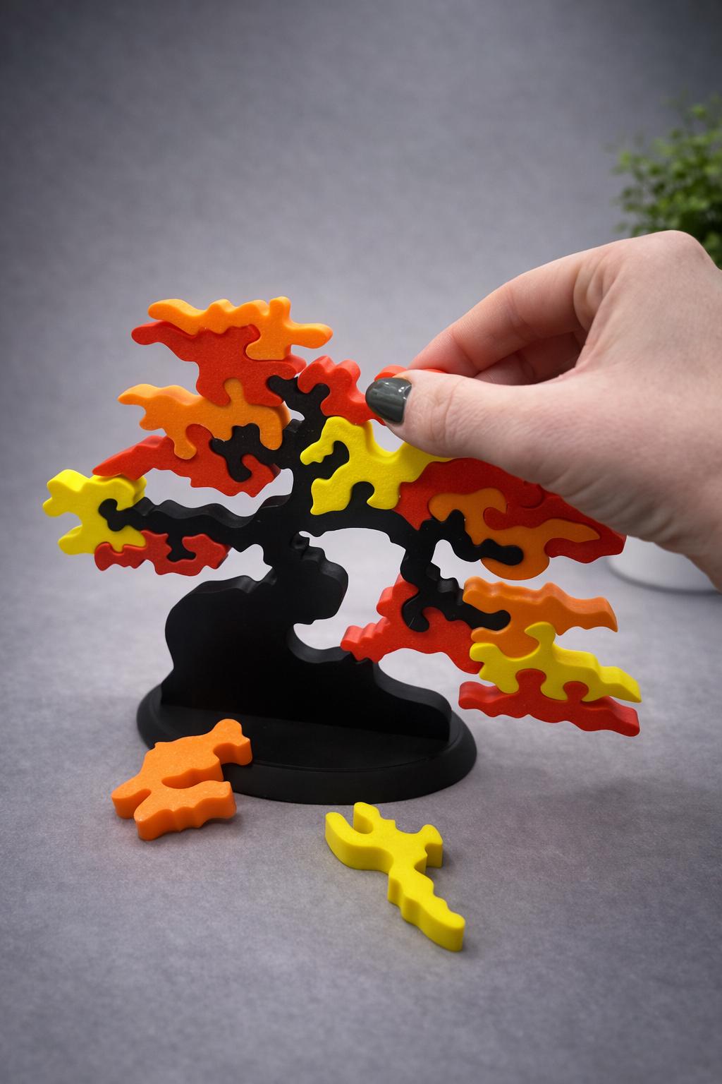 Survivor Inspired Tree Puzzle - Multicolor -Tribal Party Game