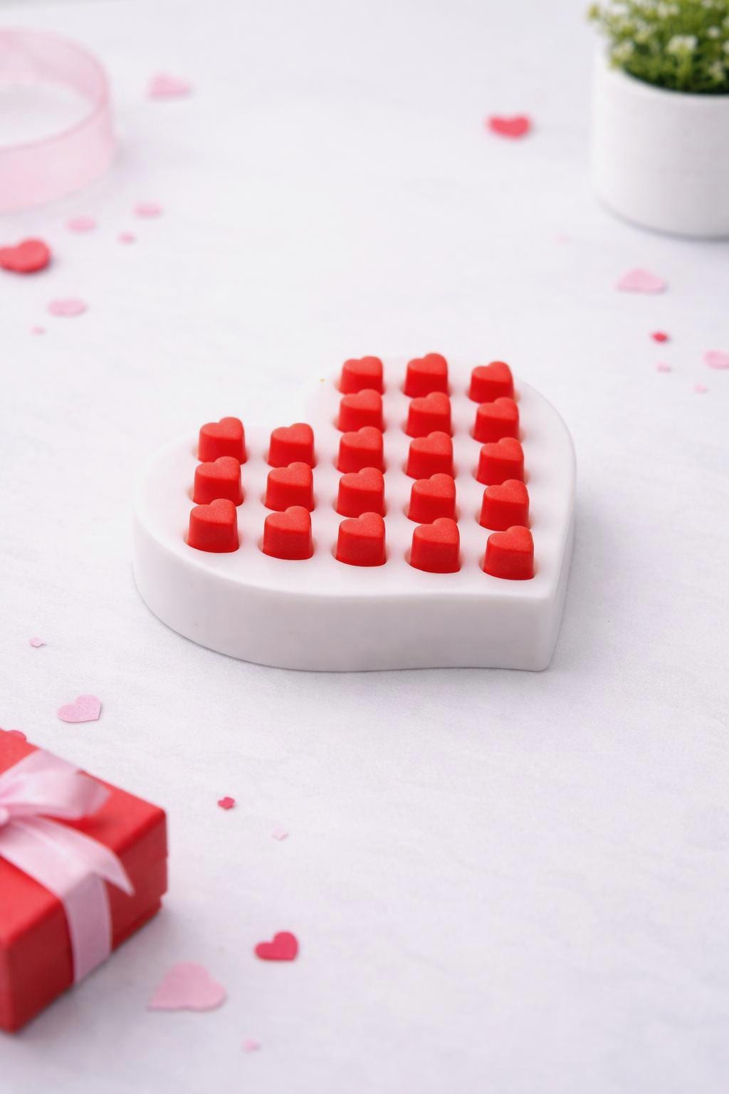 Valentine Heart Fidget Toy — Classroom Favor Sensory Desk Gift