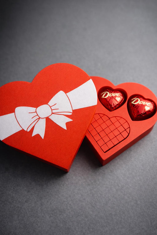 Teacher Valentine Gift Box with Pixel Heart Fidget and Candy Slots