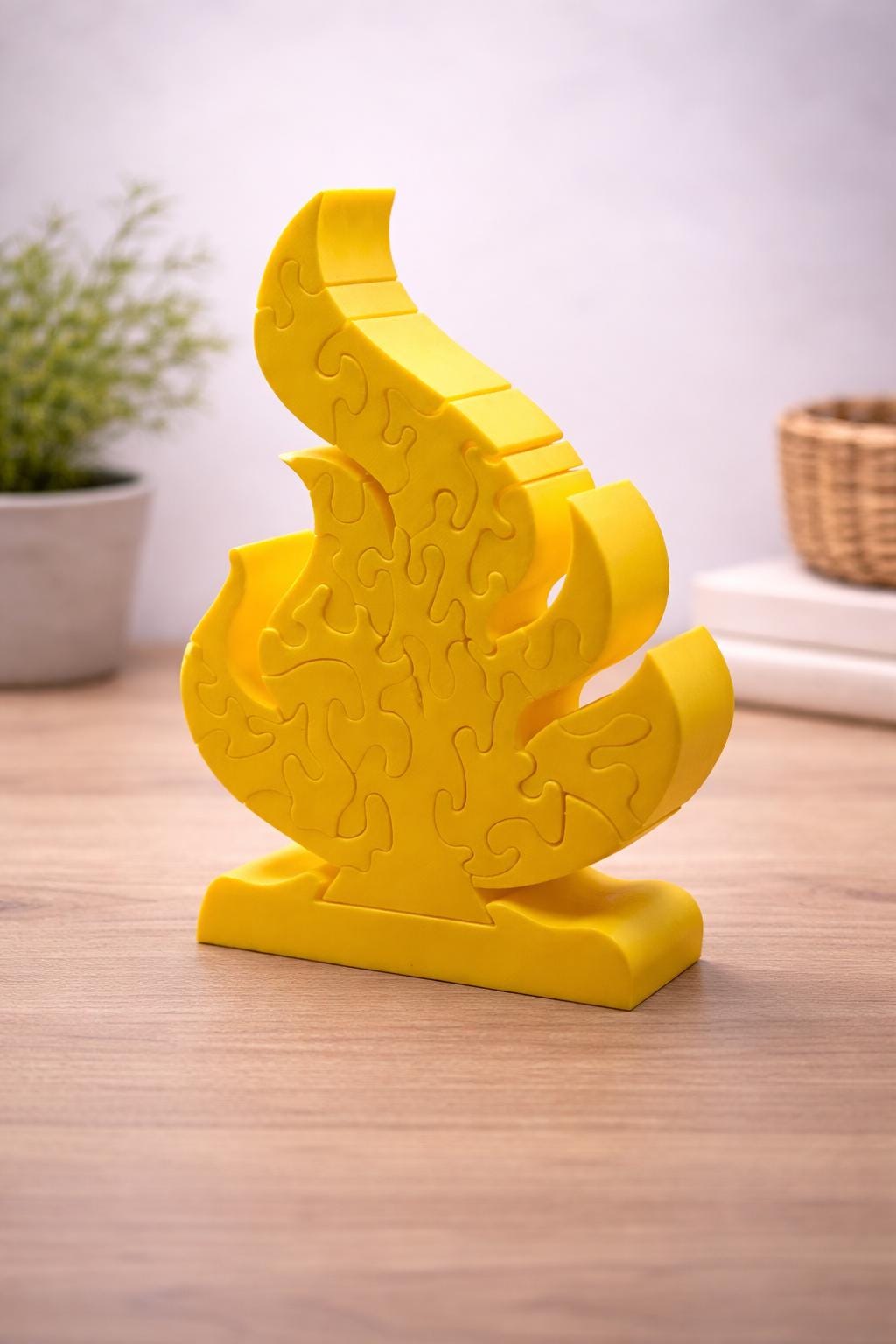 Survivor Inspired Fire Puzzle | 3D Printed Tribal Challenge Game | Small 4.75"x7.5"