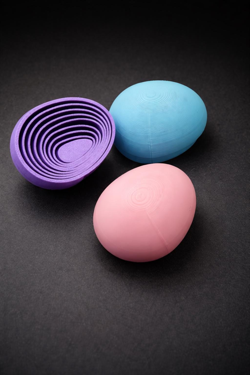 Baby Chick and Easter Egg Layered Fidget Toy - 3D Printed Easter Basket Stuffer