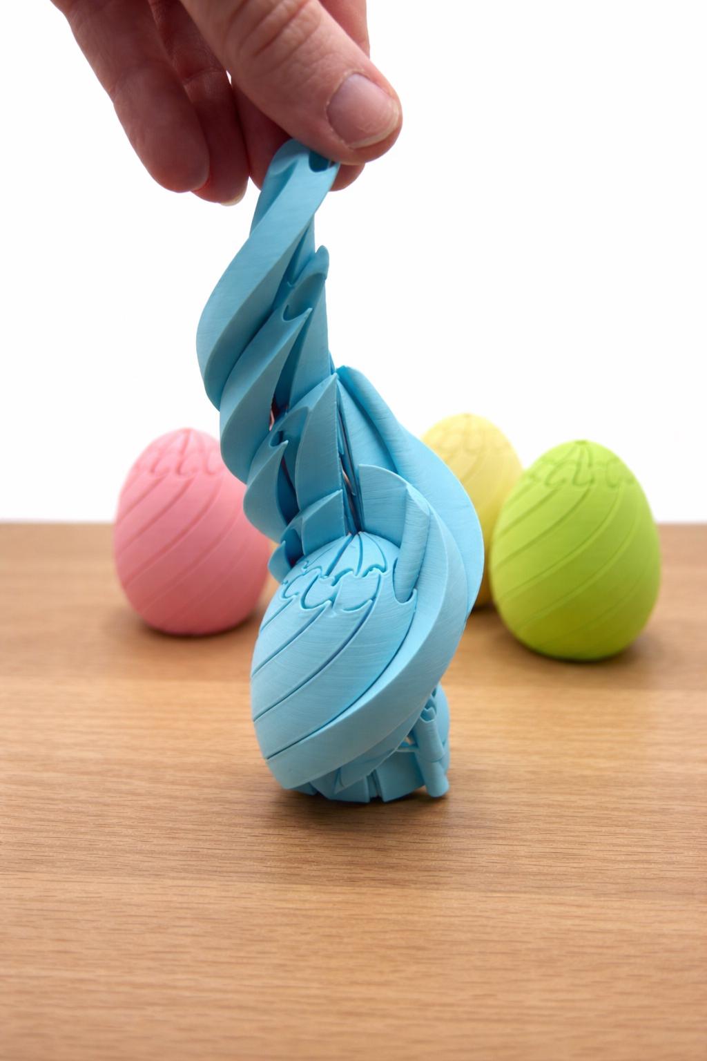 Pastel Twisty Egg Fidget – 3D Printed Sensory Easter Toy