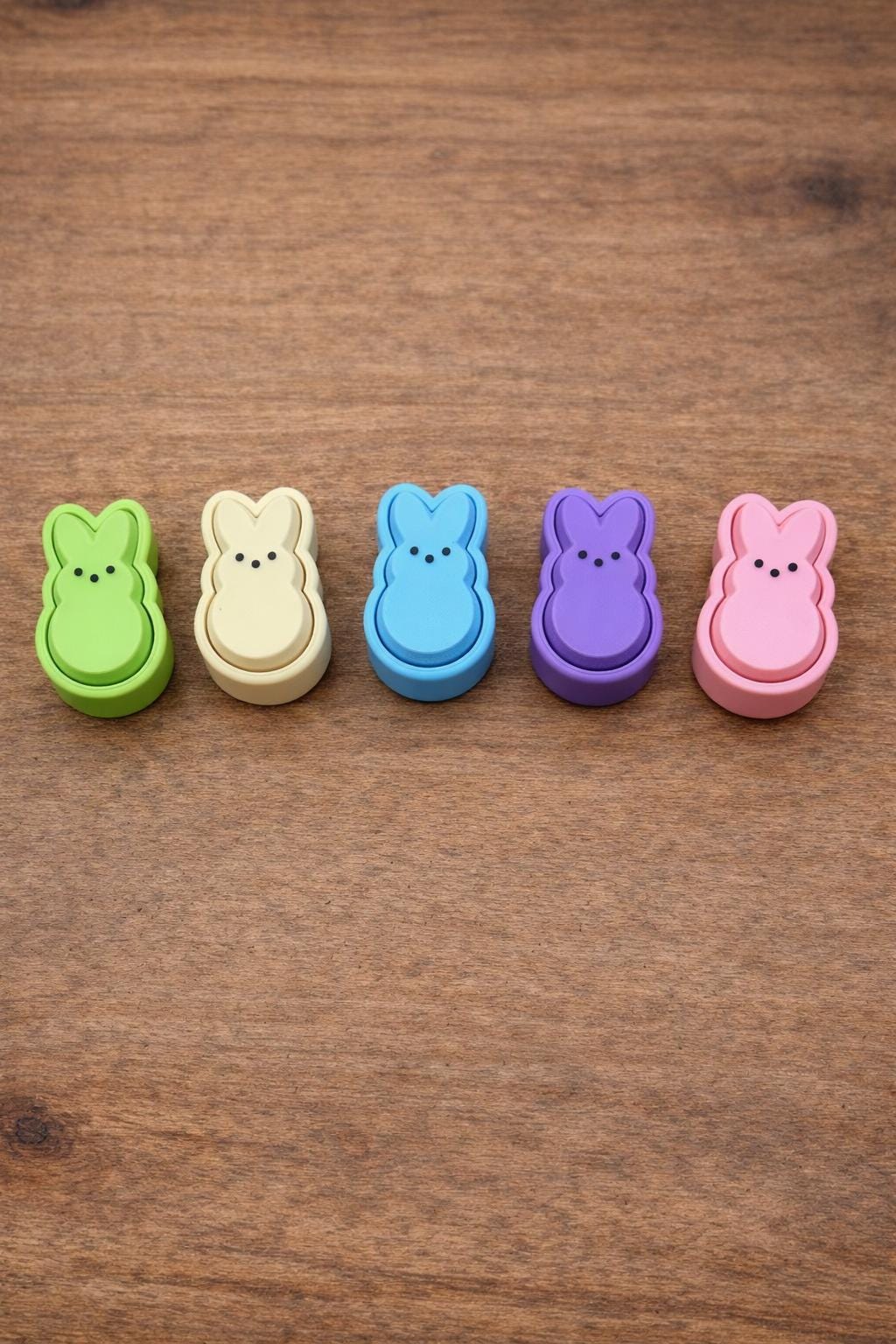 Peeps Bunny Clicker Fidget | Mini Sensory Toy | Easter Basket Stuffer | Keychain Optional