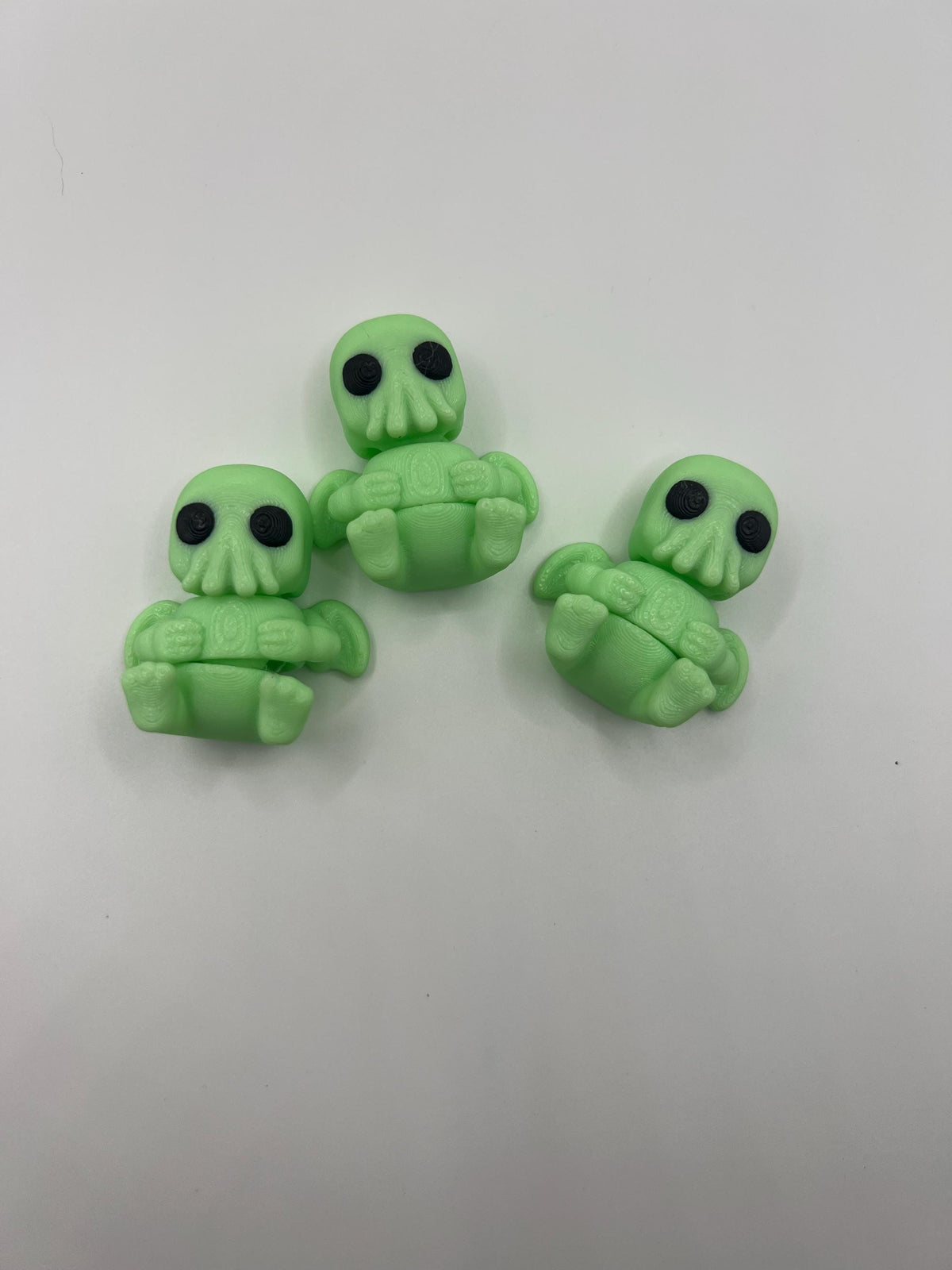 Glow in Dark Articulated Cthulhu Figure | Lovecraft Fidget Toy | 3D Printed Monster