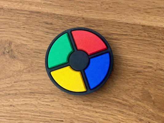 Retro Color Clicker Fidget Toy, Satisfying Desk Sensory Toy, ADHD Focus Tool