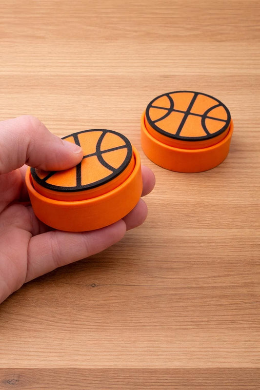 Sport Fidget Clicker Toy, Sensory Desk Toy, Stress Relief Gift | Basketball, Football, Soccer