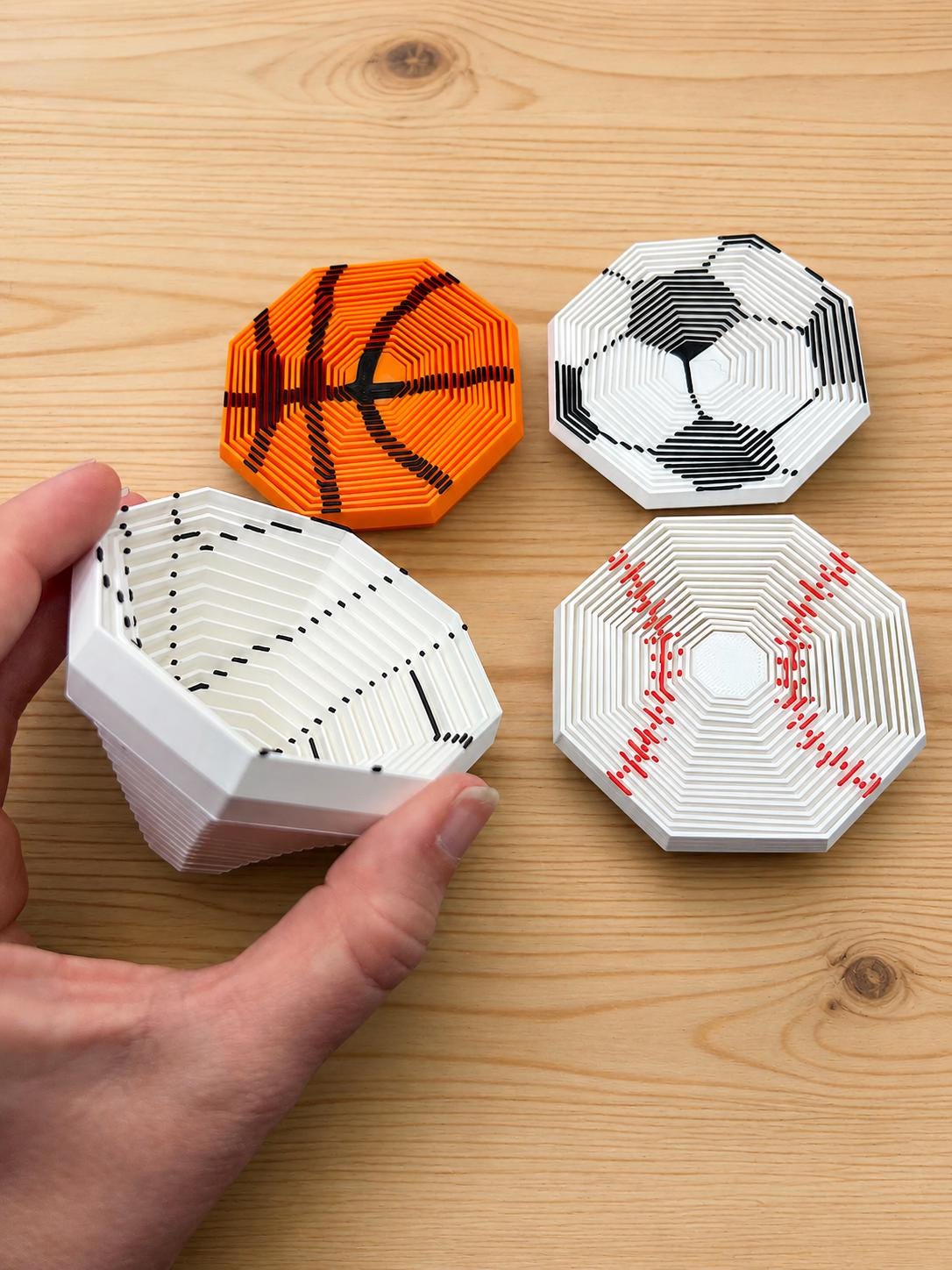 Sports Fidget Toy | Baseball Basketball Soccer Volleyball | Sensory Gift