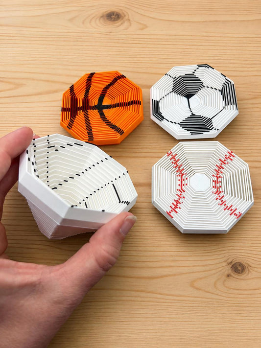 Sports Fidget Toy | Baseball Basketball Soccer Volleyball | Sensory Gift