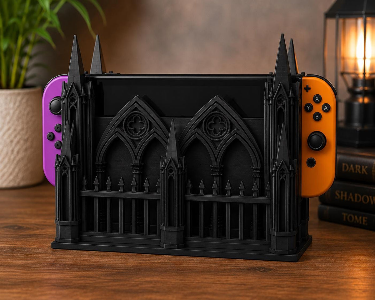 Gothic Cathedral Dock Stand | Compatible with Nintendo Switch, OLED & Switch 2