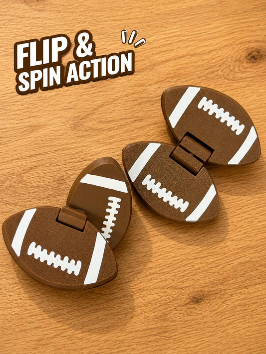 Football Flip & Spin Fidget | Team Gift, Party Favor, Classroom Prize