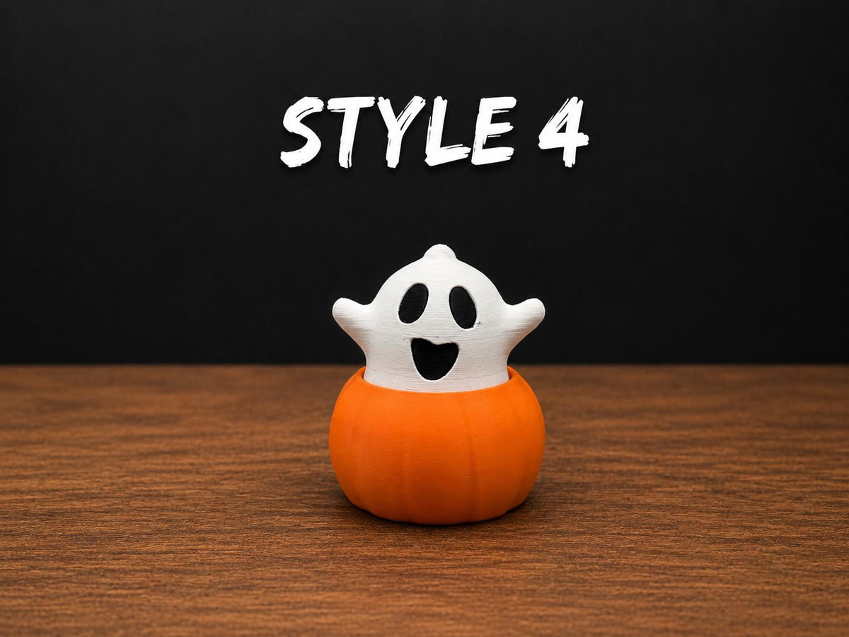Ghost Pumpkin Fidget Toy | Halloween Sensory Clicker, Boo Basket Stuffer