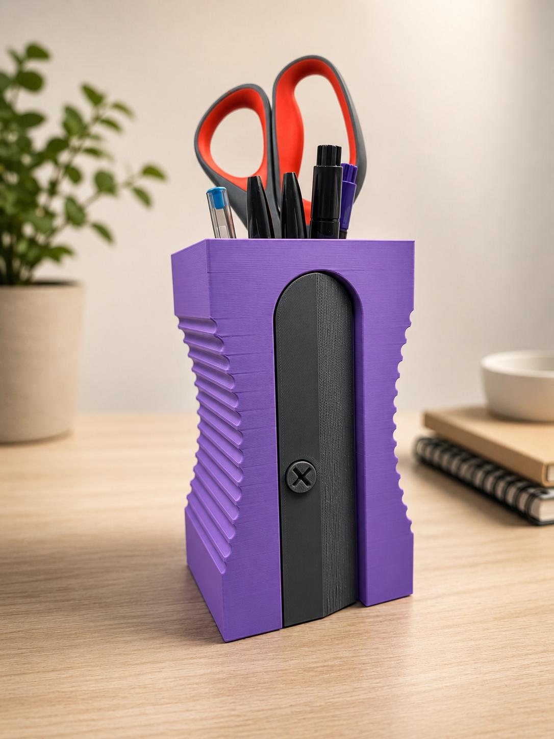 Giant Pencil Sharpener Desk Organizer, Teacher Pencil Holder, Classroom Decor, 3D Printed Pen Cup, Back to School Gift