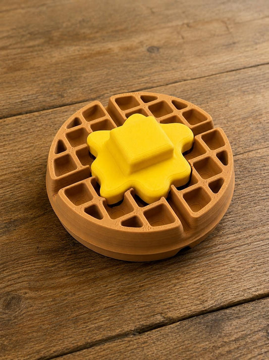 Waffle Clicker Fidget Toy | Satisfying Click | 3D Printed Fidget | ADHD Anxiety