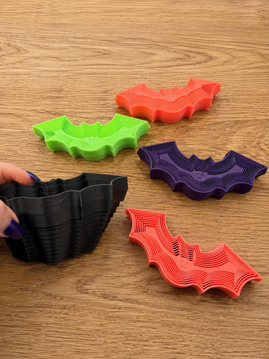Bat Layered Fidget | Halloween Sensory Toy | Boo Basket Stuffer | Candy Alternative