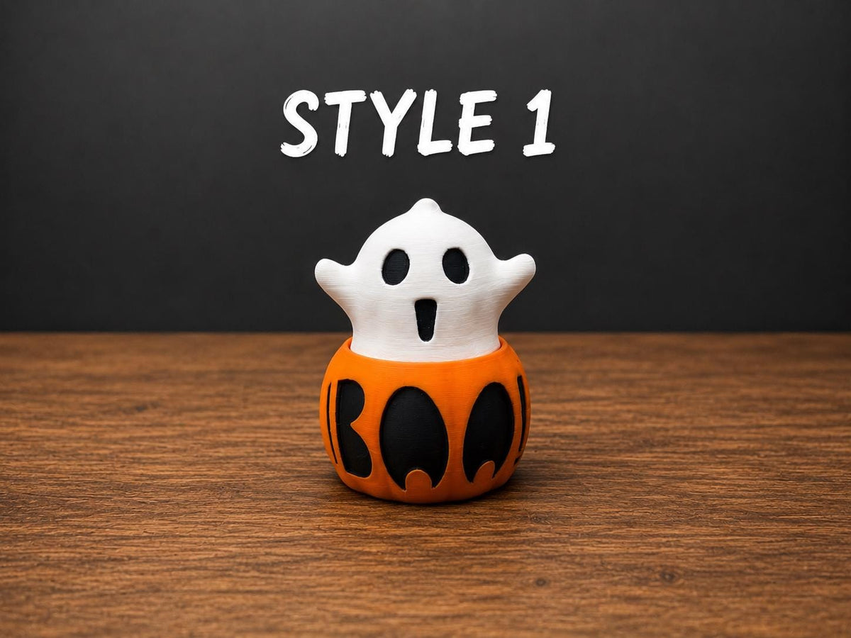 Ghost Pumpkin Fidget Toy | Halloween Sensory Clicker, Boo Basket Stuffer