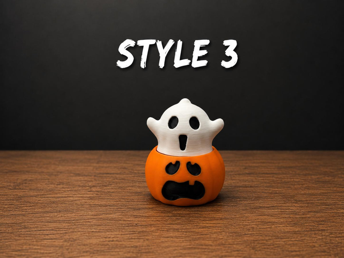 Ghost Pumpkin Fidget Toy | Halloween Sensory Clicker, Boo Basket Stuffer