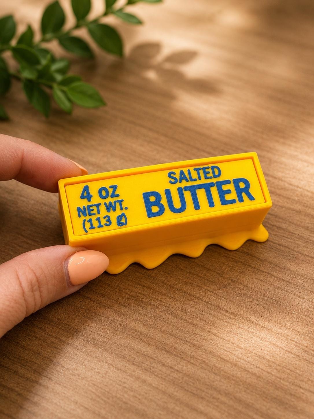 Melted Butter Fidget Clicker | Funny Food Fidget Toy | Keyboard Switch Clicker | Desk Fidget | Sensory Gift