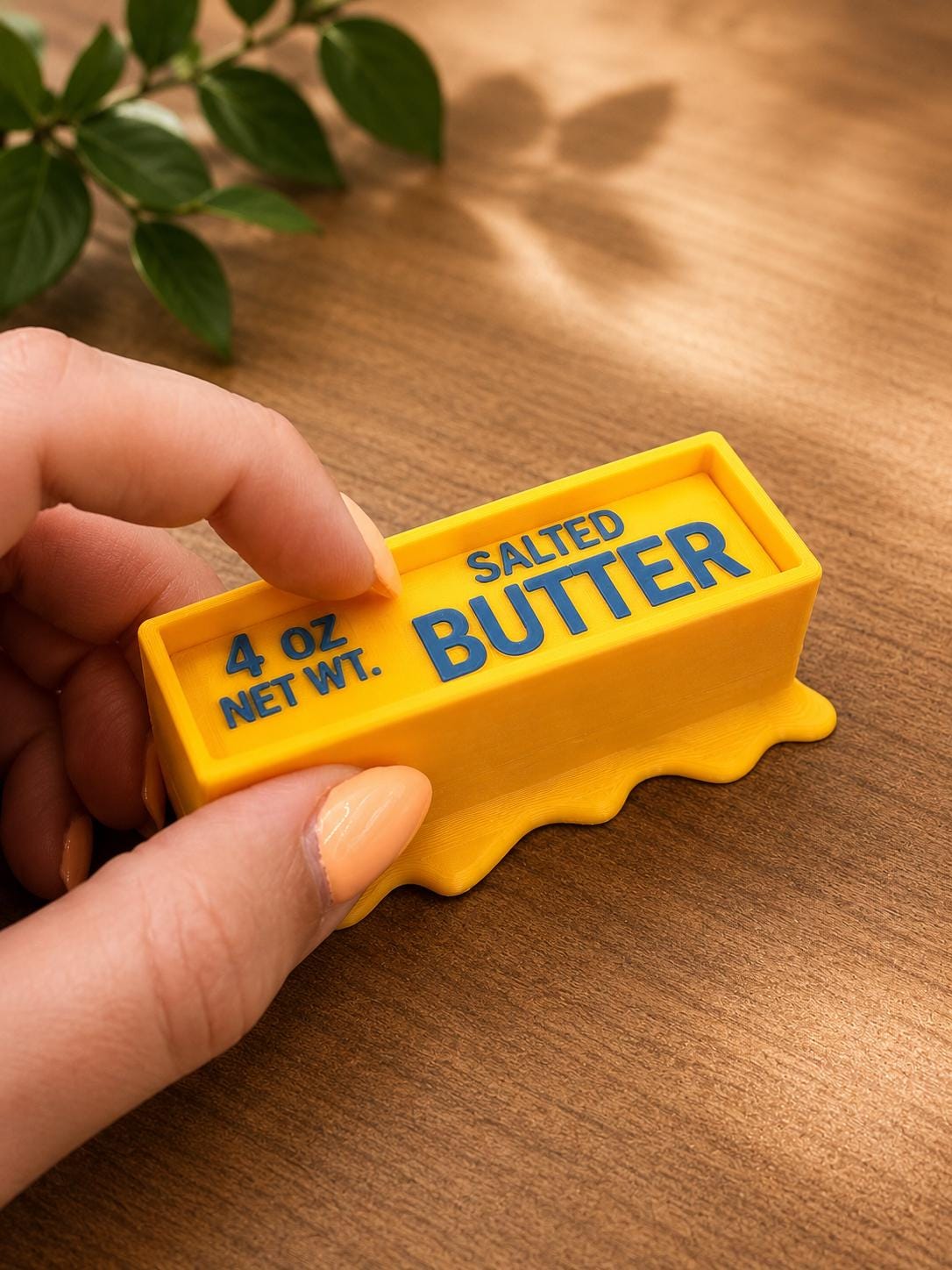 Melted Butter Fidget Clicker | Funny Food Fidget Toy | Keyboard Switch Clicker | Desk Fidget | Sensory Gift