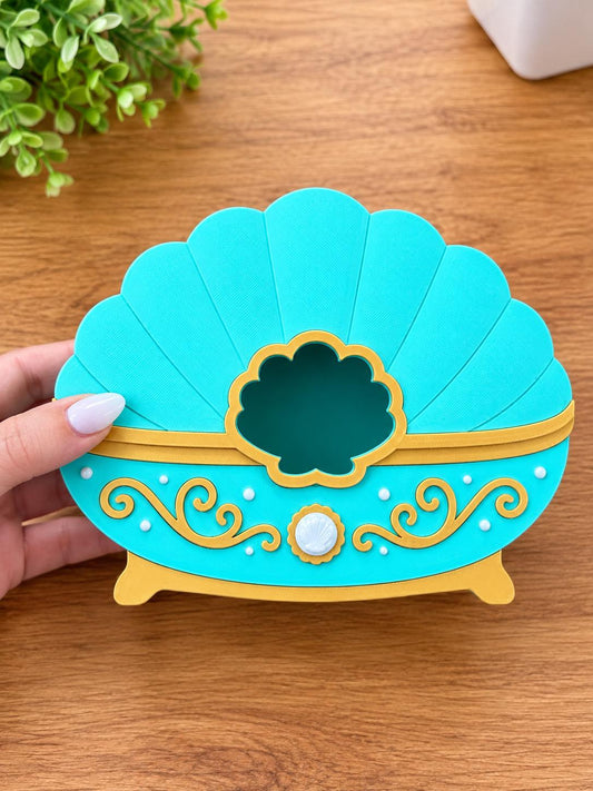 3D Printed Mermaid Treasure Drop, Fine Motor Sorting Toy, Sensory Play Set