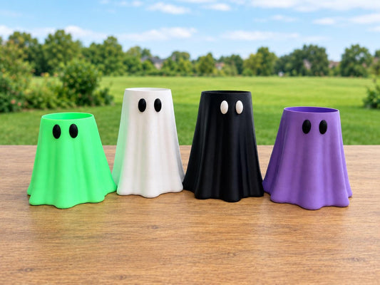 Ghost Can Cooler, Halloween Can Sleeve, Glow in the Dark Ghost, 3D Printed Spooky Drink Holder, Halloween Gift