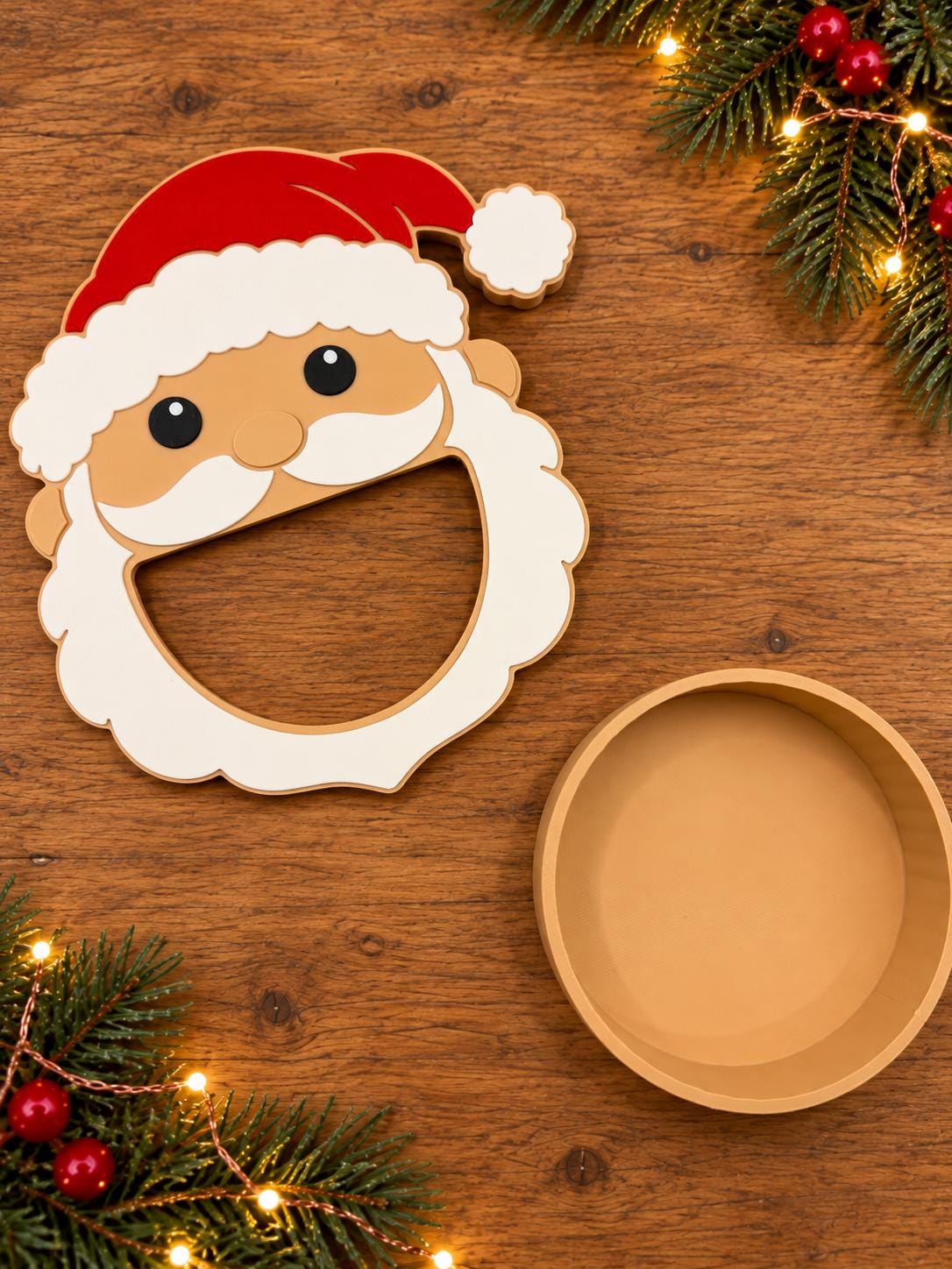 Feed Santa Cookie Activity | Christmas Alphabet & Counting Game | Santa Sensory Bin