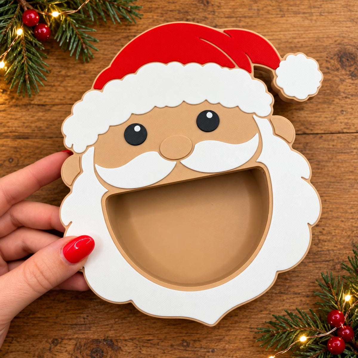 Feed Santa Cookie Activity | Christmas Alphabet & Counting Game | Santa Sensory Bin