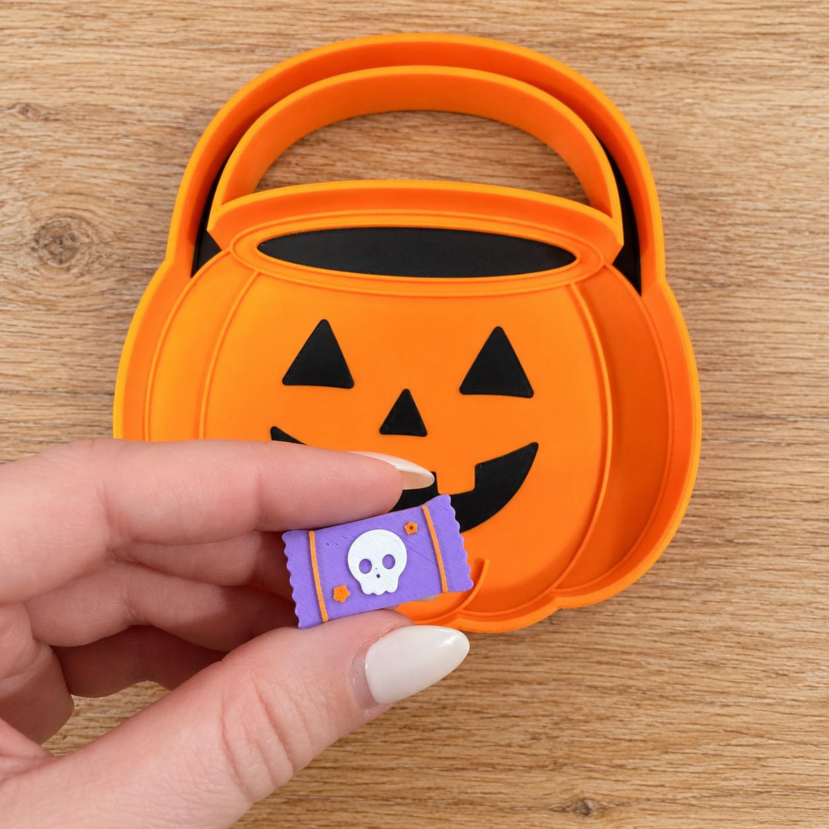 Build Your Own Halloween Candy Play Set, Pumpkin Tray, Sensory Bin Fillers, Preschool Math Game, Trick or Treat Activity